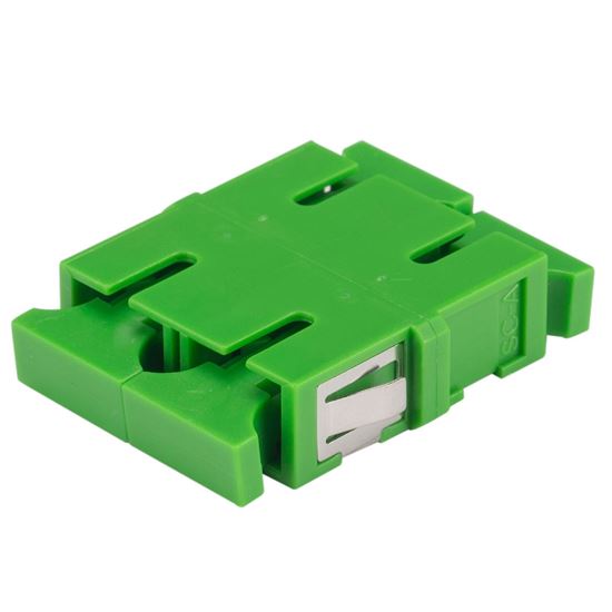 DYNAMIX Adapter SCA Duplex SM Green Flangeless, Zirconia Ceramic Sleeve Dynamix — view 2