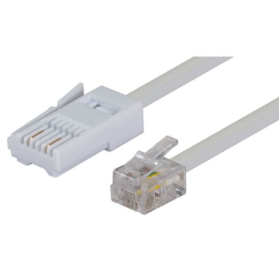 DYNAMIX 5m BT to RJ11 Cable (For Modem to Phone Line Connection) Dynamix — view 2