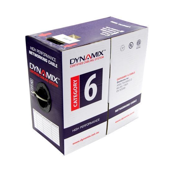 DYNAMIX 305M Cat6 Green UTP Stranded Cable Roll 250MHz, 24AWG Dynamix — view 2