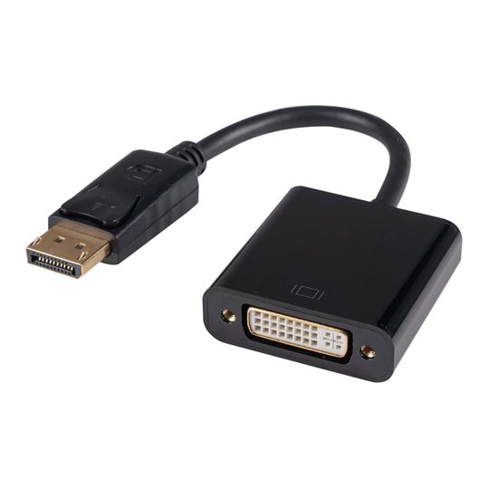 DYNAMIX 0.2m DisplayPort Male to DVI-D Female Active Converter. Dynamix — view 2