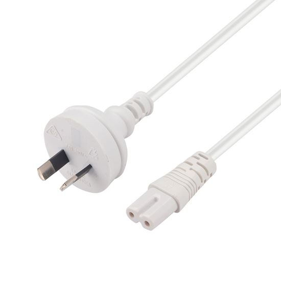 DYNAMIX 2M 2-Pin plug to C7 Figure 8 connector. 7.5A. SAA approved Dynamix — view 2