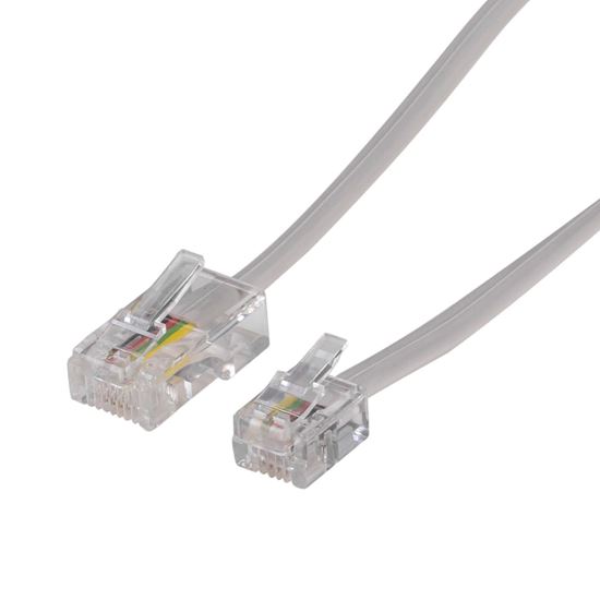DYNAMIX 3m RJ12 to RJ45 Cable - 4C All pins connected crossed, Dynamix — view 2
