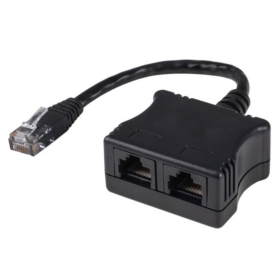 DYNAMIX RJ45 Dual Adapter (2x Digital Ph.) with short cable Dynamix — view 2