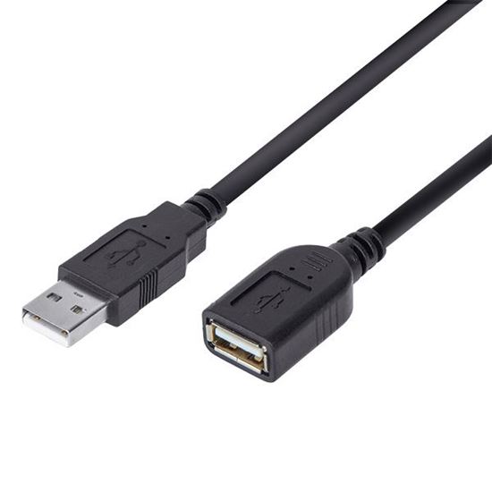 DYNAMIX 3m USB 2.0 Cable USB-A Male to USB-A Female Connectors. Dynamix — view 2