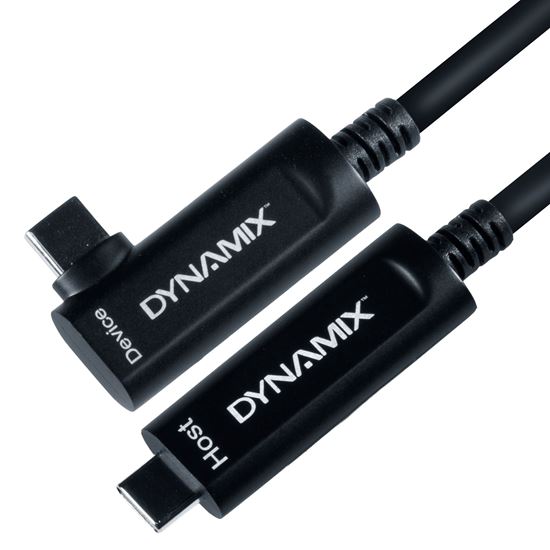DYNAMIX 15M USB 3.2 Right-Angled Type C to C Hybrid Active Optical dynamix — view 2