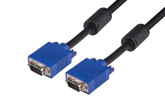 DYNAMIX 15m VESA DDC1 & DDC2 VGA Male/Male Cable - Moulded, Dynamix — view 2