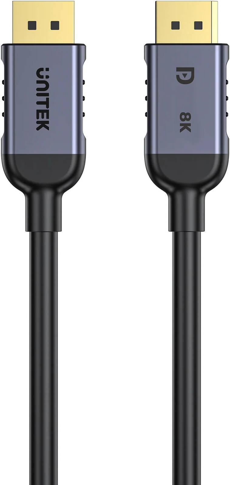 UNITEK 1m 8K DisplayPort V1.4 (UHD) Cable. Max Res 8K@60Hz. Unitek — view 2