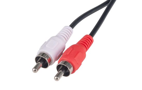 DYNAMIX 10m RCA Audio Cable 2 RCA to 2 RCA Plugs, Coloured Red & Dynamix — view 2