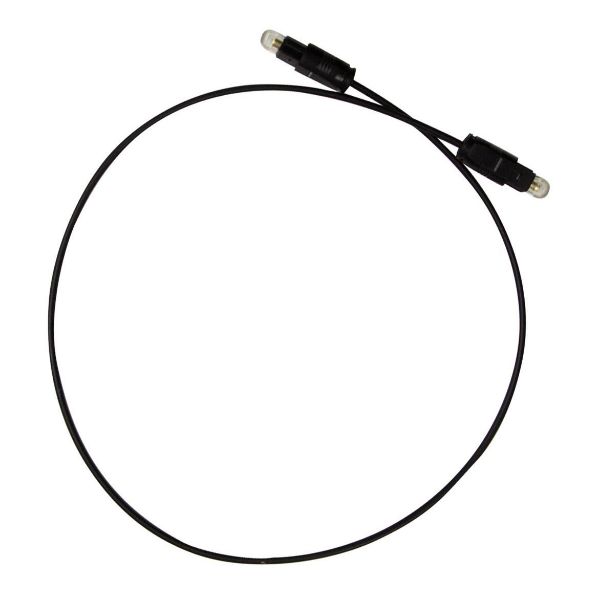 0.5m Toslink Slimline Audio Optic Cable OD: 22mm Dynamix — view 2