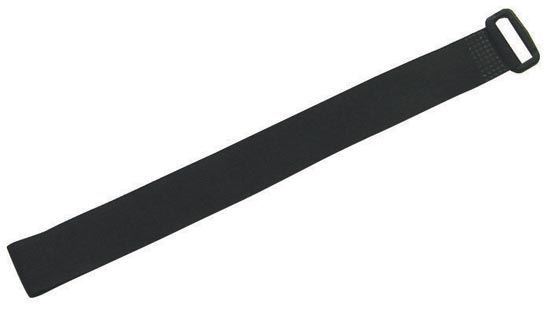 DYNAMIX Hook & Loop Cable Tie, 300mm x 20mm, BLACK Colour Dynamix — view 2