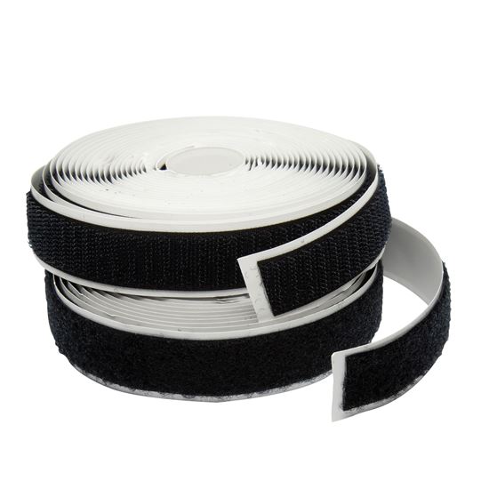DYNAMIX Self Adhesive Hook & Loop Strap. 5M x 20mm, 1x Female & 1x Dynamix — view 1