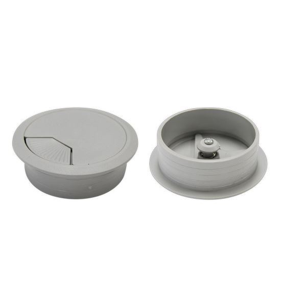 DYNAMIX 60mm Round Desk Grommet. Easily & Neatly Store your Power, Dynamix — view 2