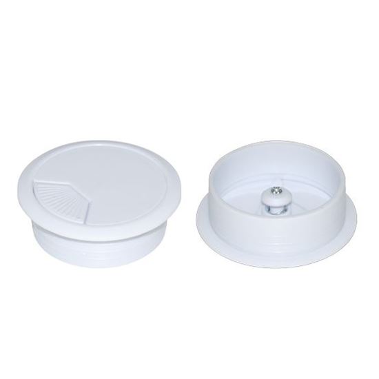 DYNAMIX 80mm Round Desk Grommet. Easily & Neatly Store your Power, Dynamix — view 2