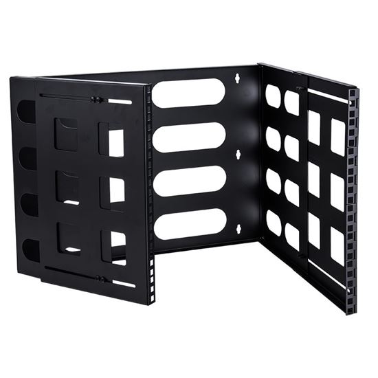 DYNAMIX 8RU 19' Wall Mount Foldable Bracket. Includes Top & Bottom Dynamix — view 2