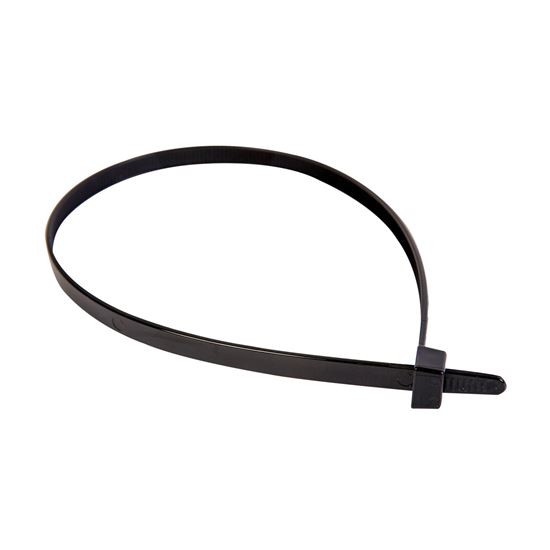 2.5 x 100mm UV Black Cable Ties Pack of 1000 80N/8.1kgs Dynamix — view 2