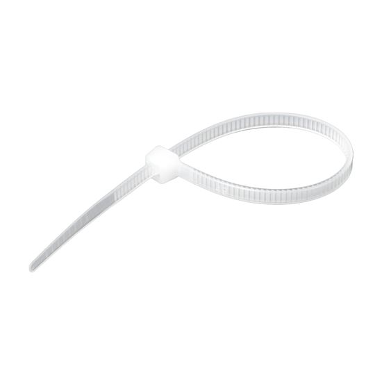 4.8 x 200mm Natural Cable Ties Pack of 1000 230N/23.4kgs Dynamix — view 2