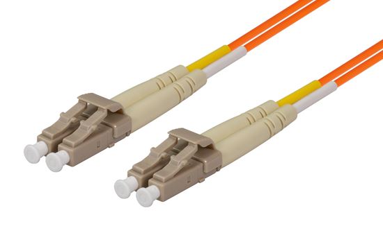 DYNAMIX 1M 62.5u LC/LC OM1 Fibre Lead (Duplex, Multimode) Dynamix — view 2