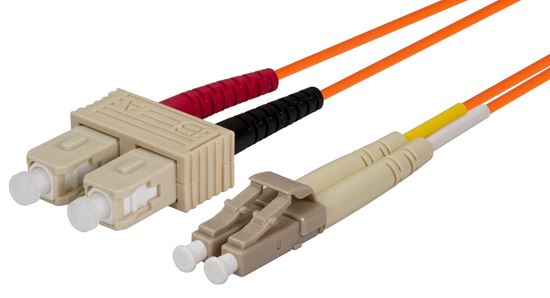 DYNAMIX 1M 62.5u LC/SC OM1 Fibre Lead (Duplex, Multimode) Dynamix — view 2