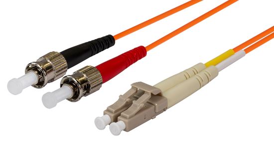 DYNAMIX 3M 62.5u LC/ST OM1 Fibre Lead (Duplex, Multimode) Dynamix — view 2