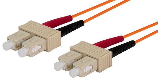 DYNAMIX 0.5M 62.5u SC/SC OM1 Fibre Lead (Duplex, Multimode) Dynamix — view 2