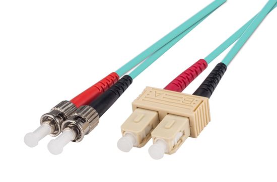 DYNAMIX 1M 50u SC/ST OM3 Fibre Lead (Duplex, Multimode) Dynamix — view 2