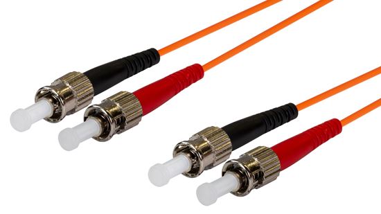 DYNAMIX 10M 62.5u ST/ST OM1 Fibre Lead (Duplex, Multimode) Dynamix — view 2