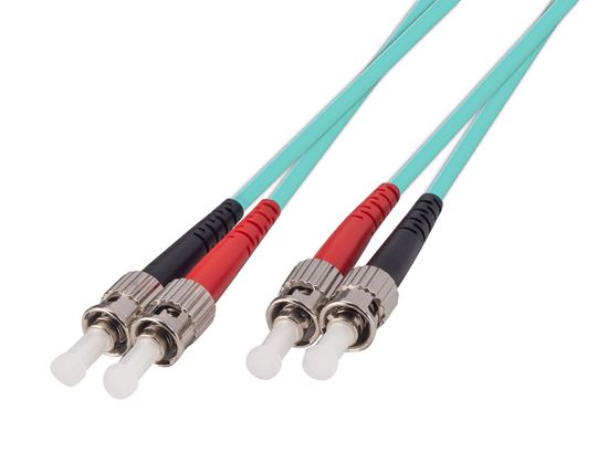 DYNAMIX 2M 50u ST/ST OM3 Fibre Lead (Duplex, Multimode) Dynamix — view 2