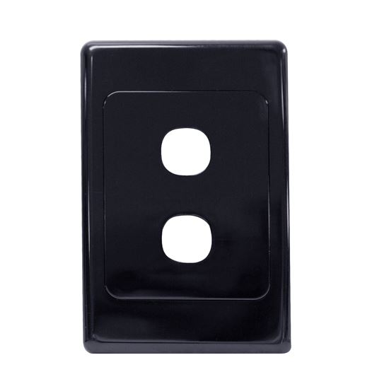 AMDEX Switch Plate ONLY. 2 Gang Wall Face Plate (Accepts Clipsal amdex — view 2