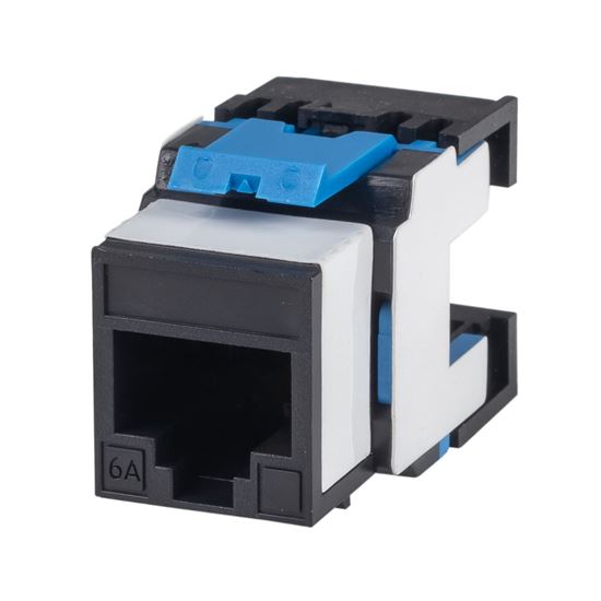 DYNAMIX Cat6A 180 Unshielded Keystone Jack, Dual  IDC. Dynamix — view 2