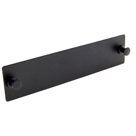 DYNAMIX Blanking Plate for FPP3P Fibre Tray.  Black Colour Dynamix — view 2