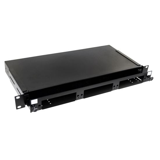 DYNAMIX 19' 1U Fibre Patch Panel 3x Slot Ver5. Ball Bearing Sliding Dynamix — view 2
