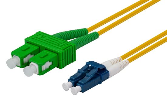 DYNAMIX 2M SCAPC/LC Single mode G657A1 Duplex Fibre Lead LSZH Dynamix — view 2