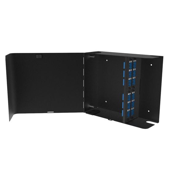 DYNAMIX Unloaded Wall Mount Fibre Enclosure with 4x MPO Slots. Dynamix — view 2