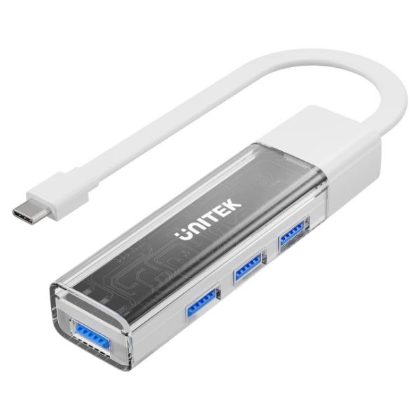4-In-1 USB 3.0 Multi-Port Hub W/ USB-C Connector. Includes 4x USB-A Ports UNITEK — view 2