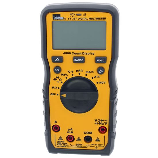 IDEAL INDUSTRIES 600V Auto Range Multimeter. 600V AC/DC CAT III Ideal Industries — view 2