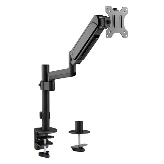 BRATECK 17"-32" Pole-Mounted Gas Spring Single Monitor Desk Mount Brateck — view 2