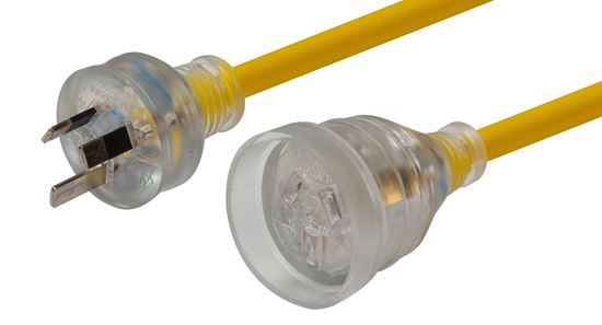 DYNAMIX 10M 240v Heavy Duty Power Extension Lead (3 Core 1.0mm) Dynamix — view 2