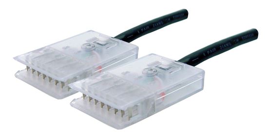 DYNAMIX 1.5m 4x Pair 110/110 Cat5e Patch Lead: Default Black, A spec Dynamix — view 2
