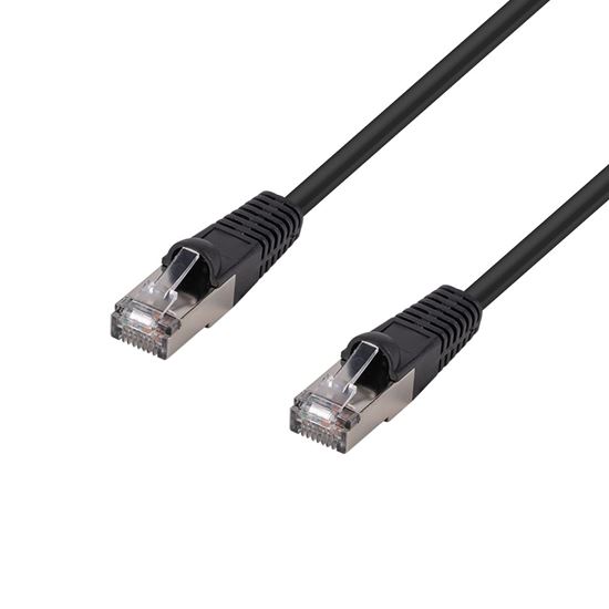 DYNAMIX 2m Cat6A S/FTP Black Shielded 10G Patch Lead. Dynamix — view 2