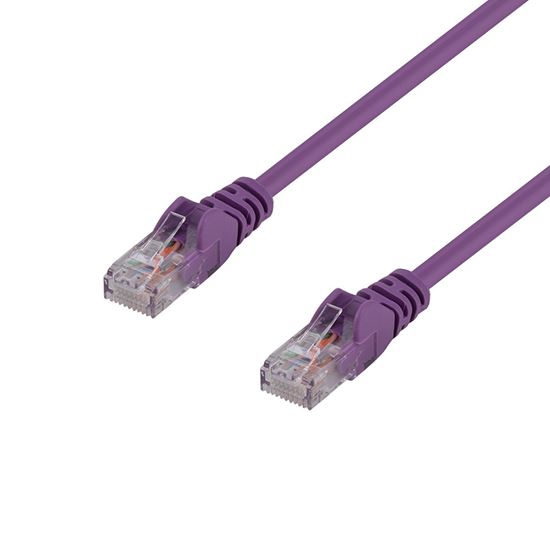 DYNAMIX 1.5m Cat6 Purple UTP Patch Lead (T568A Specification) 250MHz Dynamix — view 2