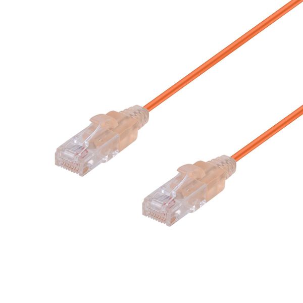 1.5m Cat6A 10G Orange UTP LSZH Patch Lead 30AWG 802.3af Unshielded Plug. Dynamix — view 2