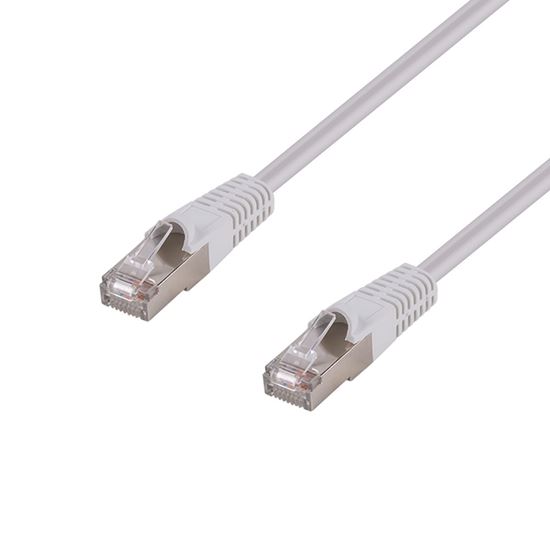 DYNAMIX 40m Cat6A S/FTP White Shielded 10G Patch Lead. Dynamix — view 2