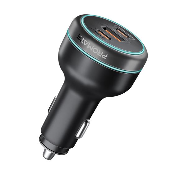 PROMATE 230W RapidCharge Car Charger with Dual PD & QC Ports. Promate — view 2