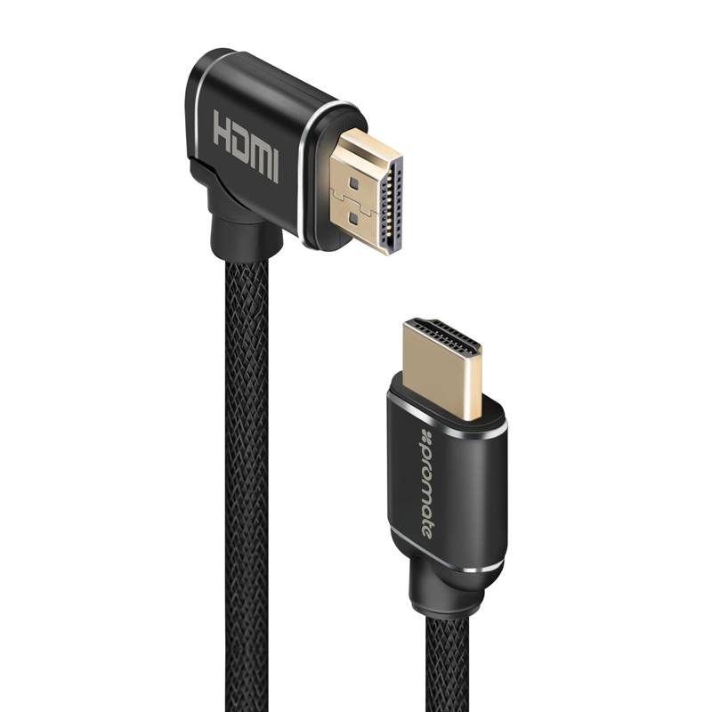 PROMATE 1.5m 4K HDMI cable. Right Angle, 4K Ultra HD. promate — view 2