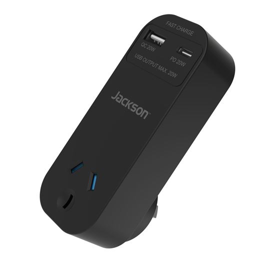 20W PD Rapid Charge USB-A/C Ports Wall Adapter Jackson — view 2