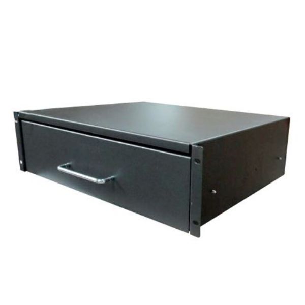 2U Rackmount Lockable Drawer Includes Lock & Key Dynamix — view 2