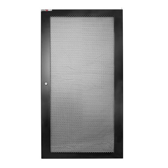 DYNAMIX Mesh Front Door 600mm 18U with Small Round Lock for RWM18 Dynamix — view 2