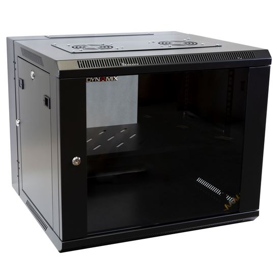DYNAMIX 9RU Universal Swing Wall Mount Cabinet. Removable Back mount Dynamix — view 2