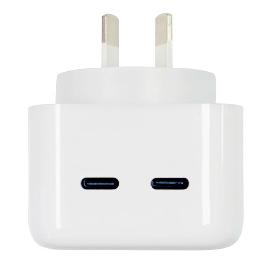 DYNAMIX 35W Dual Port USB-C/C PD Wall Charger/Power Adapter. Dynamix — view 2