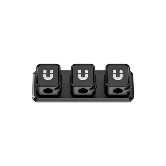 SnapHold Magnetic Cable Clips With Base. 3x Magnetic Clip Holders For Clutter Free Cable UNITEK — view 2